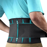 Lumbar Support Back Brace – Neoprene, Adjustable & Pain Relief