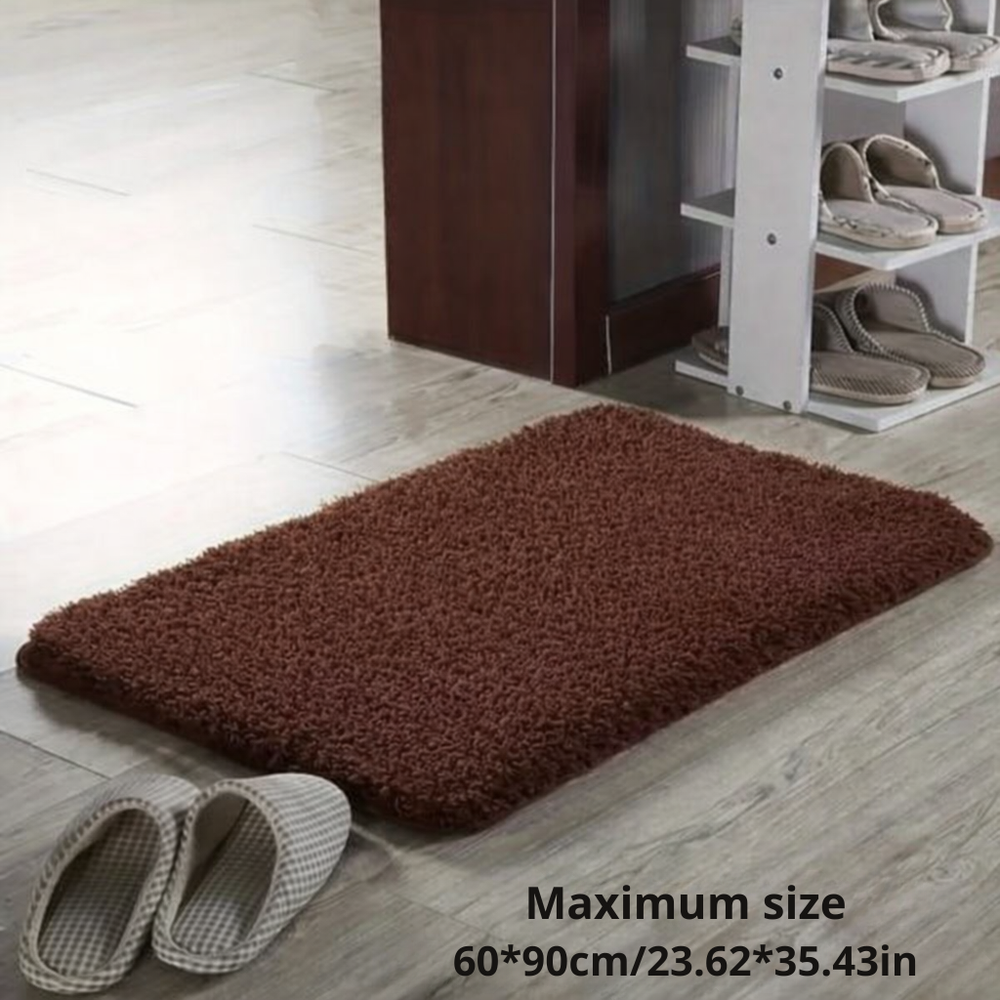 Non-Slip Bath Mat – Microfiber, Quick-Dry & Machine Washable, 3 Sizes