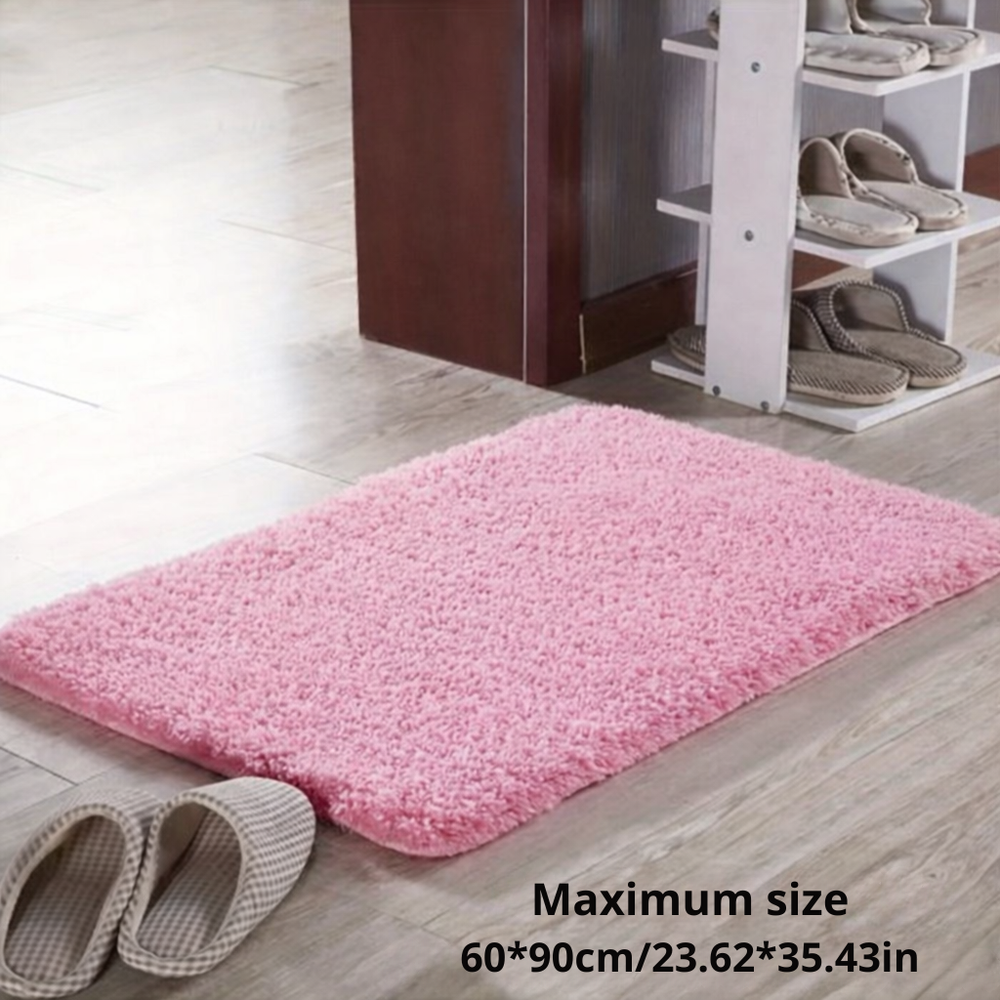 Non-Slip Bath Mat – Microfiber, Quick-Dry & Machine Washable, 3 Sizes