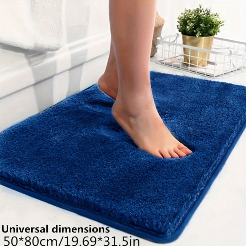 Non-Slip Bath Mat – Microfiber, Quick-Dry & Machine Washable, 3 Sizes
