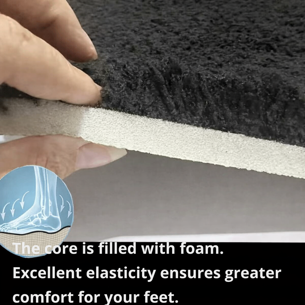 Non-Slip Bath Mat – Microfiber, Quick-Dry & Machine Washable, 3 Sizes