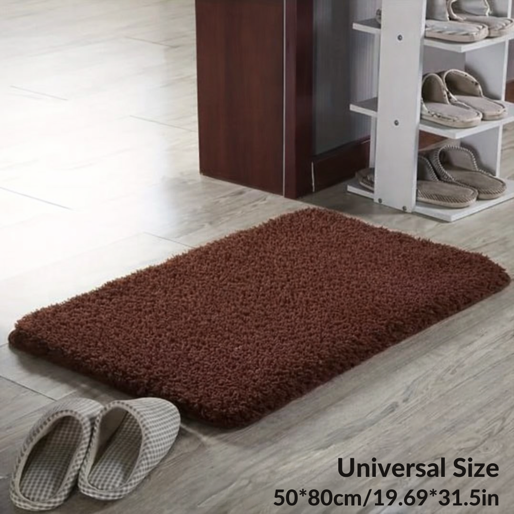 Non-Slip Bath Mat – Microfiber, Quick-Dry & Machine Washable, 3 Sizes