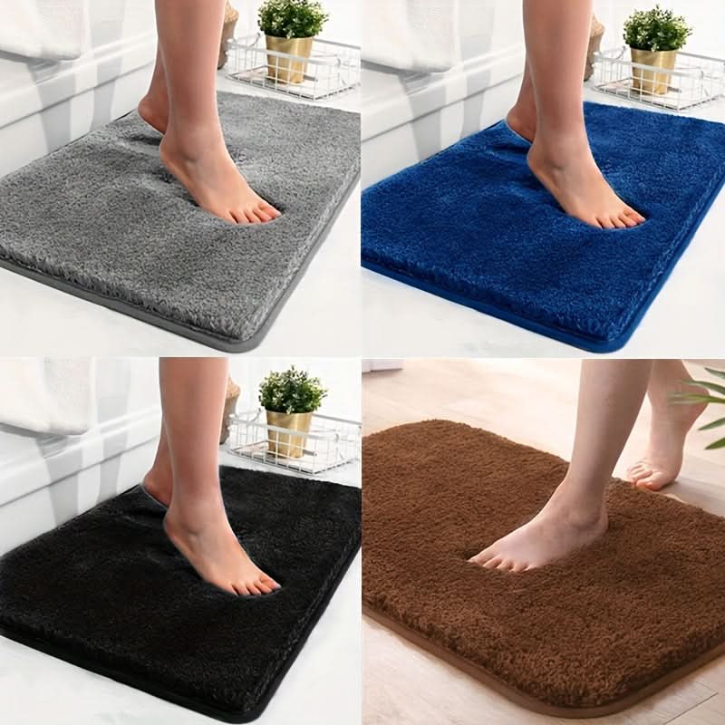 Non-Slip Bath Mat – Microfiber, Quick-Dry & Machine Washable, 3 Sizes