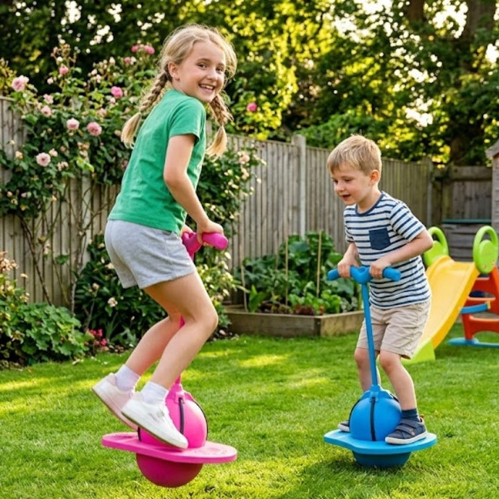 Balance-Hüpfball für Kinder & Erwachsene – Fördert Koordination, Spaß & Bewegung für Zuhause – Ideal für Fitness und Spiel