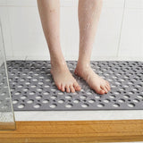 Bath Mat Shower Suction Cup Drain Design