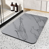 Bathroom Mat Quick Dry Diatom Stone Non Slip Marble Rug