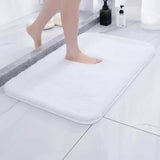 Plush Bath Rug Non Slip Backing Bathroom Comfort
