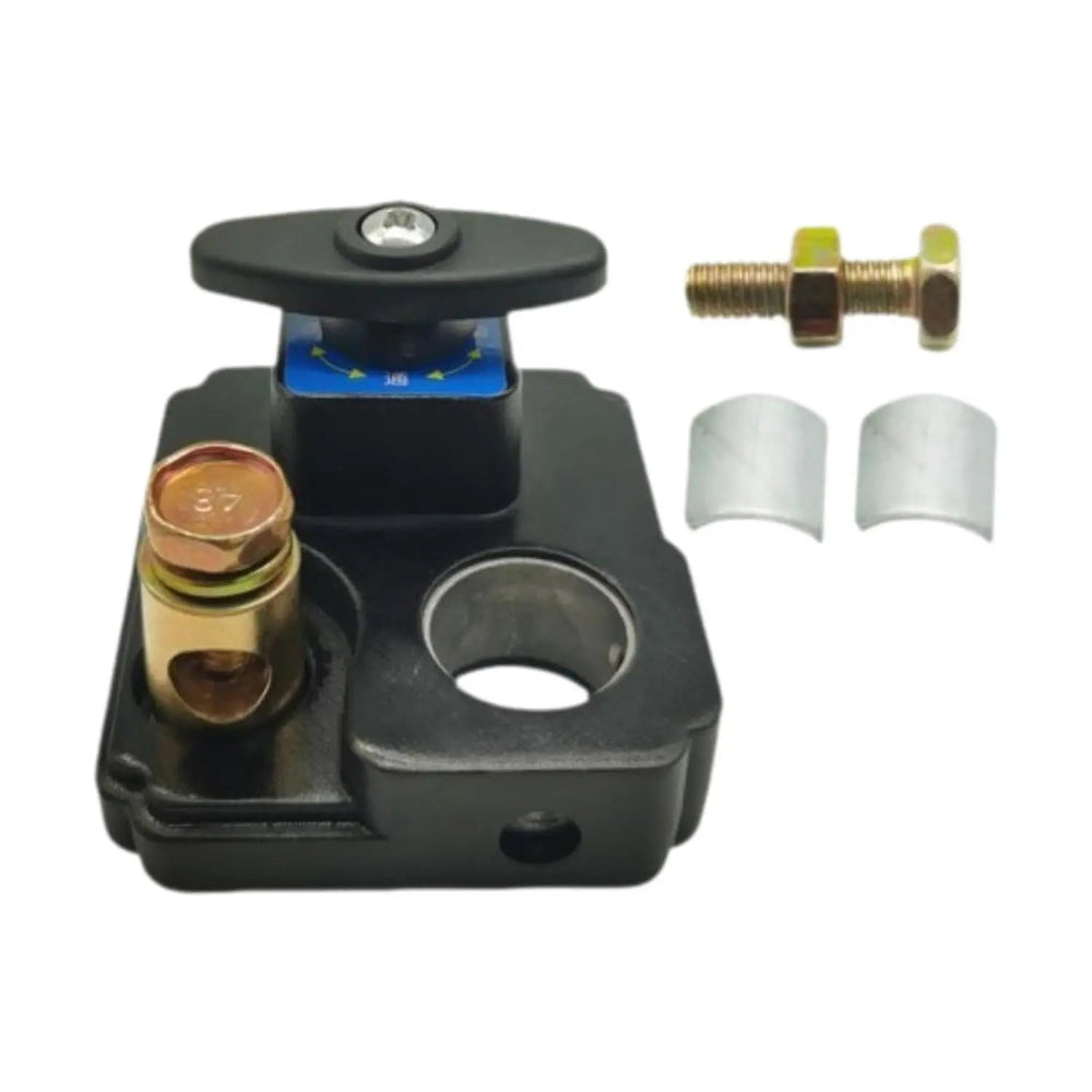 Battery Disconnect Switch 12V/24V – Copper Core, Weatherproof & Tool-Free