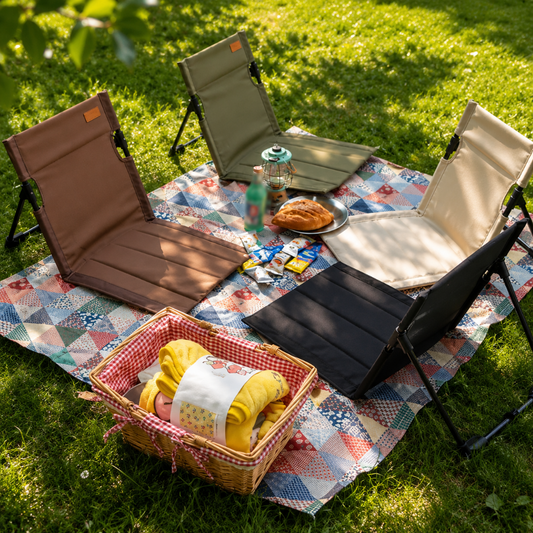 Camping Beach Chair – Foldable, Padded & Reclining Design