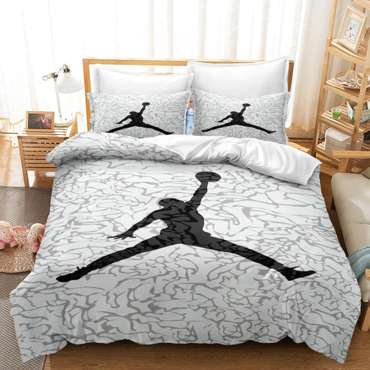 Bedding Set – Basketball Print, Duvet Cover & Bedroom Style