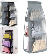 "Beidseitige Hängende Aufbewahrungstasche – Sechsschicht Handtaschen-Organizer für Platzsparende Aufbewahrung" 

This optimized title includes relevant keywords while maintaining clarity and appeal for potential customers.