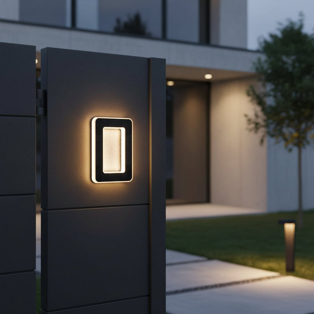 LED Illuminated House Number – Warm White, 12V Powered & Weatherproof