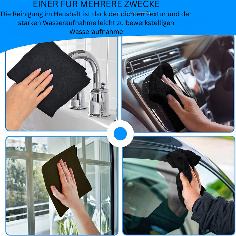 Microfiber Cleaning Cloth – Streak-Free & Lint-Free for Glass & Mirrors