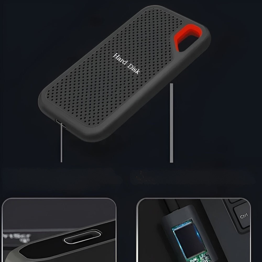 External SSD Drive – High-Speed, USB-C Connectivity & Portable Storage Design