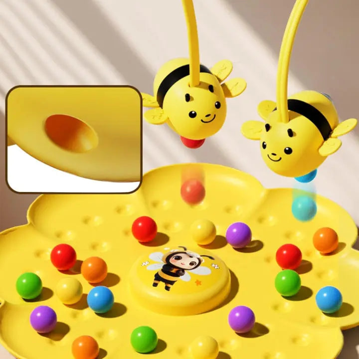 Optimized Product Title: "Bienen-Geschicklichkeitsspiel für Kinder - Fördert Feinmotorik und Kreativität | Spaßiges Lernspielzeug für Kinder ab 3 Jahren" 

This title includes keywords that enhance searchability, highlights the educational aspect, and spe