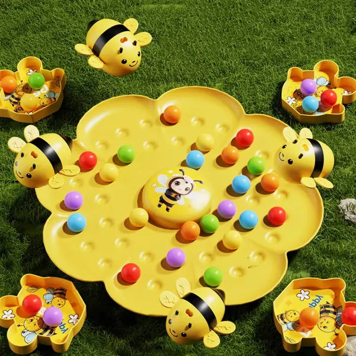 Optimized Product Title: "Bienen-Geschicklichkeitsspiel für Kinder - Fördert Feinmotorik und Kreativität | Spaßiges Lernspielzeug für Kinder ab 3 Jahren" 

This title includes keywords that enhance searchability, highlights the educational aspect, and spe