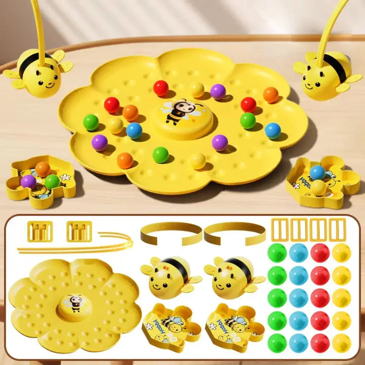 Optimized Product Title: "Bienen-Geschicklichkeitsspiel für Kinder - Fördert Feinmotorik und Kreativität | Spaßiges Lernspielzeug für Kinder ab 3 Jahren" 

This title includes keywords that enhance searchability, highlights the educational aspect, and spe