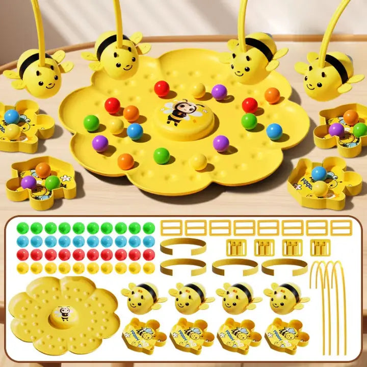 Optimized Product Title: "Bienen-Geschicklichkeitsspiel für Kinder - Fördert Feinmotorik und Kreativität | Spaßiges Lernspielzeug für Kinder ab 3 Jahren" 

This title includes keywords that enhance searchability, highlights the educational aspect, and spe