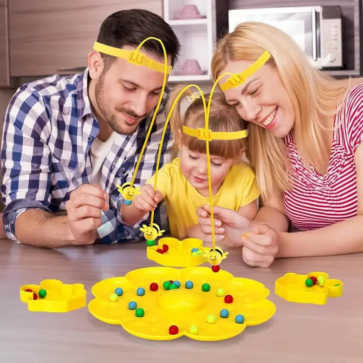 Optimized Product Title: "Bienen-Geschicklichkeitsspiel für Kinder - Fördert Feinmotorik und Kreativität | Spaßiges Lernspielzeug für Kinder ab 3 Jahren" 

This title includes keywords that enhance searchability, highlights the educational aspect, and spe