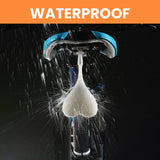 LED Bike Tail Light – Waterproof, Steady & Flash Modes, Multi-Position Mount
