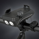 Bike Light Phone Mount Powerbank Horn Combo Accessory