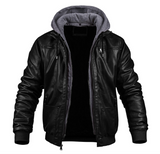 Enhanced Product Title: "Stylische Premium Leder Winterjacke mit Kapuze für Herren – Warm, Modisch & Wetterfest" 

This title includes keywords that potential buyers might search for, such as "Herren" (men's), "warm," "modisch" (fashionable), and "wetterf