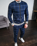 Dorian – Stylish Men's Tracksuit with Plaid Pattern