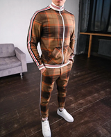 Dorian – Stylish Men's Tracksuit with Plaid Pattern