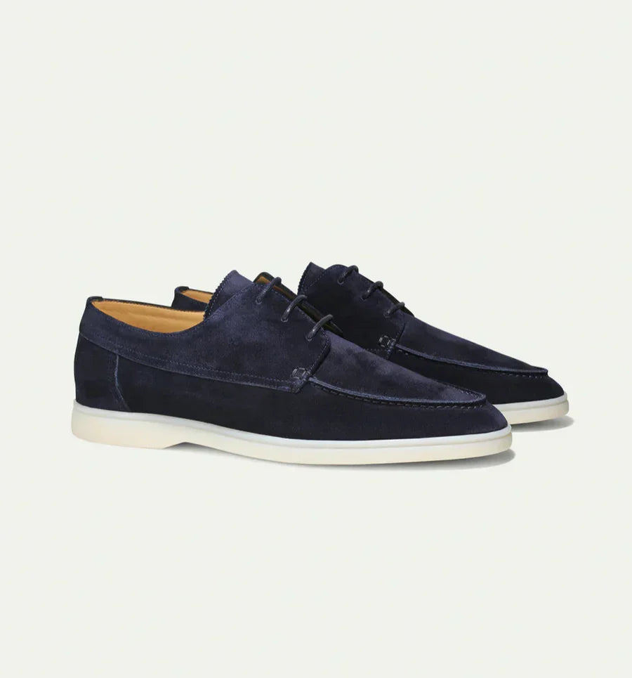 Luxurious Lace-Up Leather Loafers for Men – Diederik