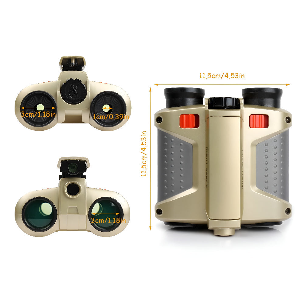 Kids Night Vision Binoculars – Outdoor Adventure, Exploration Gear & Toy Design
