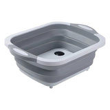 Optimized Product Title: "Platzsparende Faltbare Spülschüssel mit Ablaufstopfen – Ideal für Küche und Camping" 

This title includes relevant keywords while emphasizing the product's features and potential uses, which can help improve visibility in Google