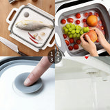Optimized Product Title: "Platzsparende Faltbare Spülschüssel mit Ablaufstopfen – Ideal für Küche und Camping" 

This title includes relevant keywords while emphasizing the product's features and potential uses, which can help improve visibility in Google