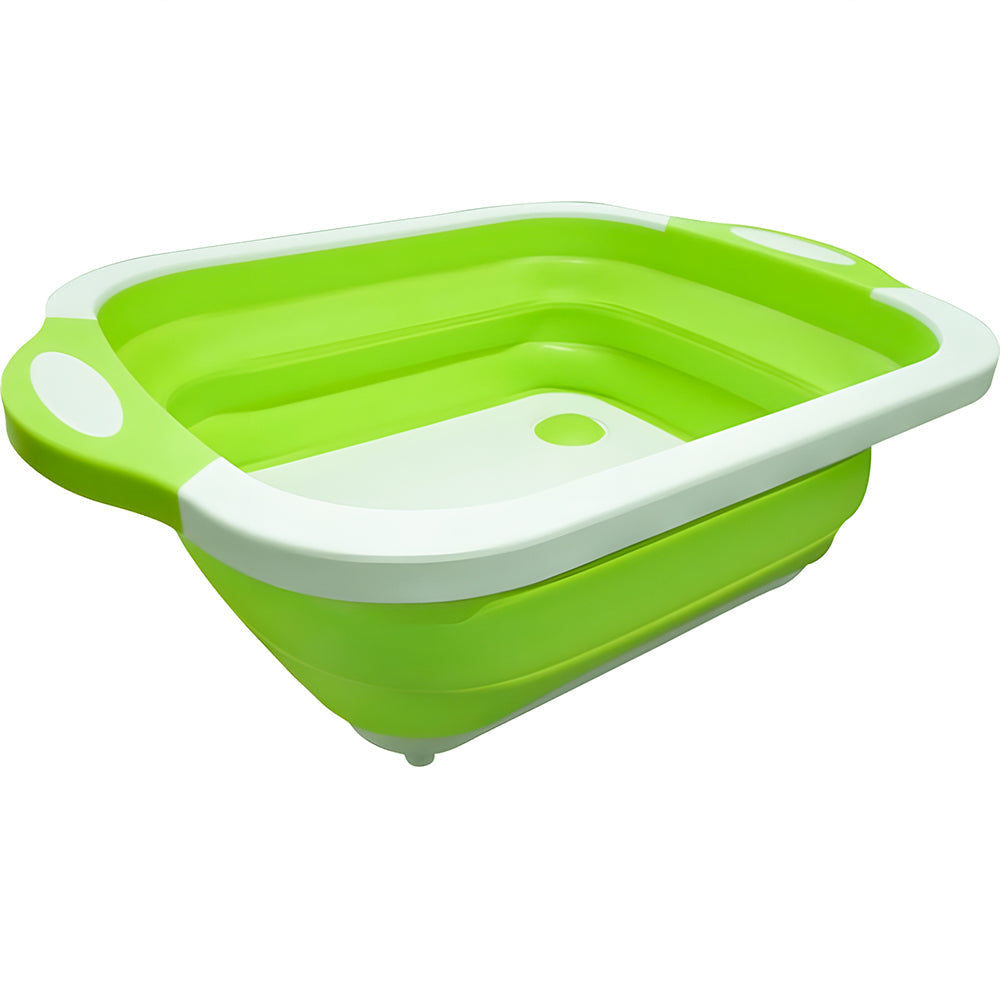 Optimized Product Title: "Platzsparende Faltbare Spülschüssel mit Ablaufstopfen – Ideal für Küche und Camping" 

This title includes relevant keywords while emphasizing the product's features and potential uses, which can help improve visibility in Google