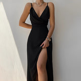 Olivia – Elegant Wrap Maxi Dress
