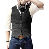 Mason Denim Vest – Black