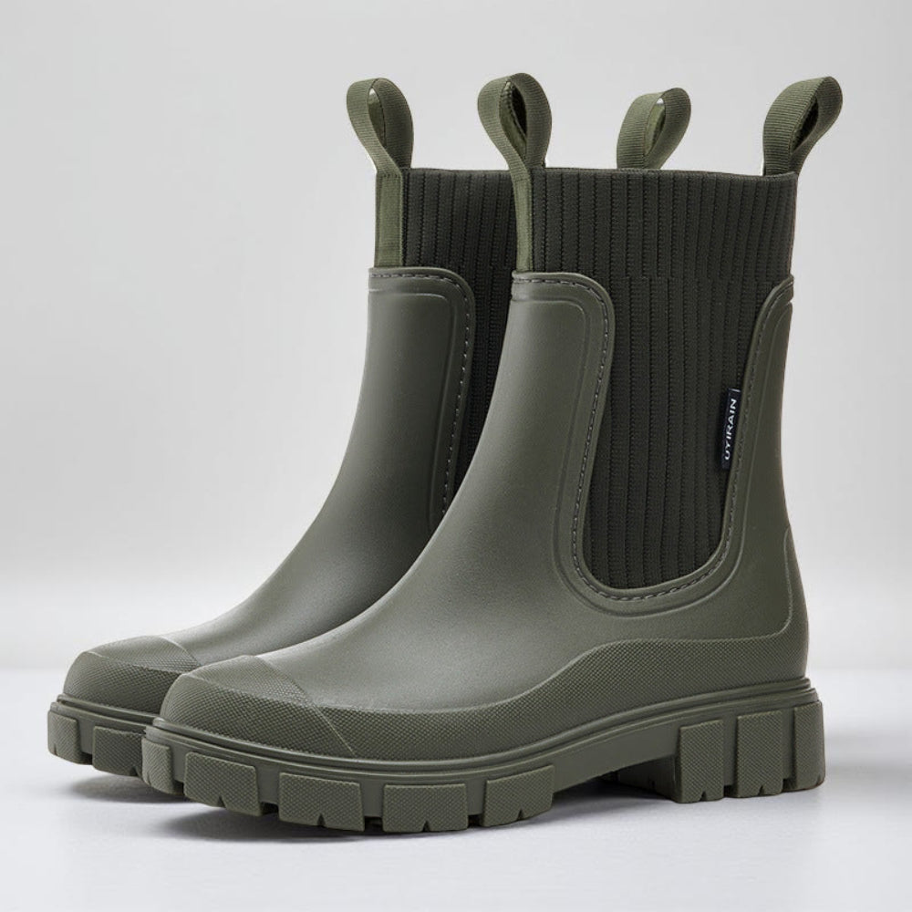 Women's Boots Ankle Chelsea Grip Sole Outdoor Style