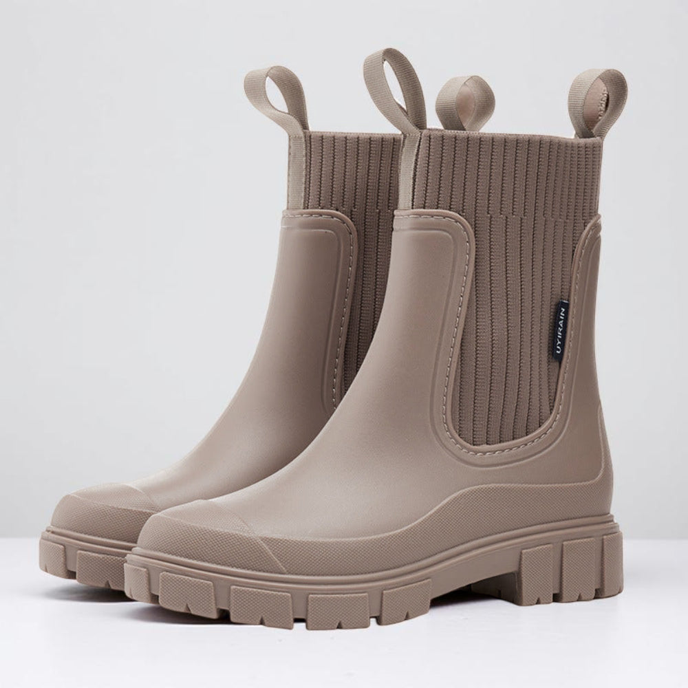 Women's Boots Ankle Chelsea Grip Sole Outdoor Style