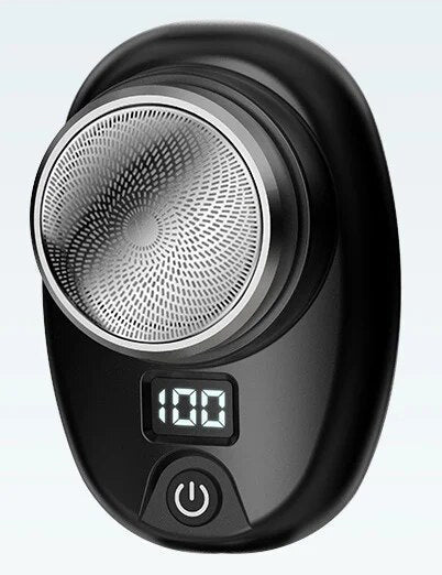 Mini Electric Shaver – USB-C Rechargeable, IPX7 Waterproof, 6-Blade, LED Display