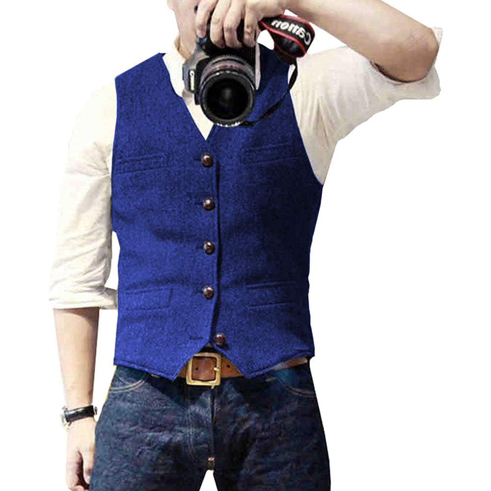 Mason Denim Vest – Blue