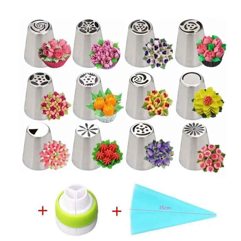 Optimized Product Title: "Blumen Spritzdüsen-Set für mühelose Tortendekoration – Perfekte Backzubehör für kreative Konditoren" 

This title includes relevant keywords while maintaining clarity and appeal for potential buyers.