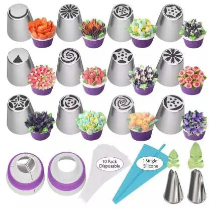 Optimized Product Title: "Blumen Spritzdüsen-Set für mühelose Tortendekoration – Perfekte Backzubehör für kreative Konditoren" 

This title includes relevant keywords while maintaining clarity and appeal for potential buyers.