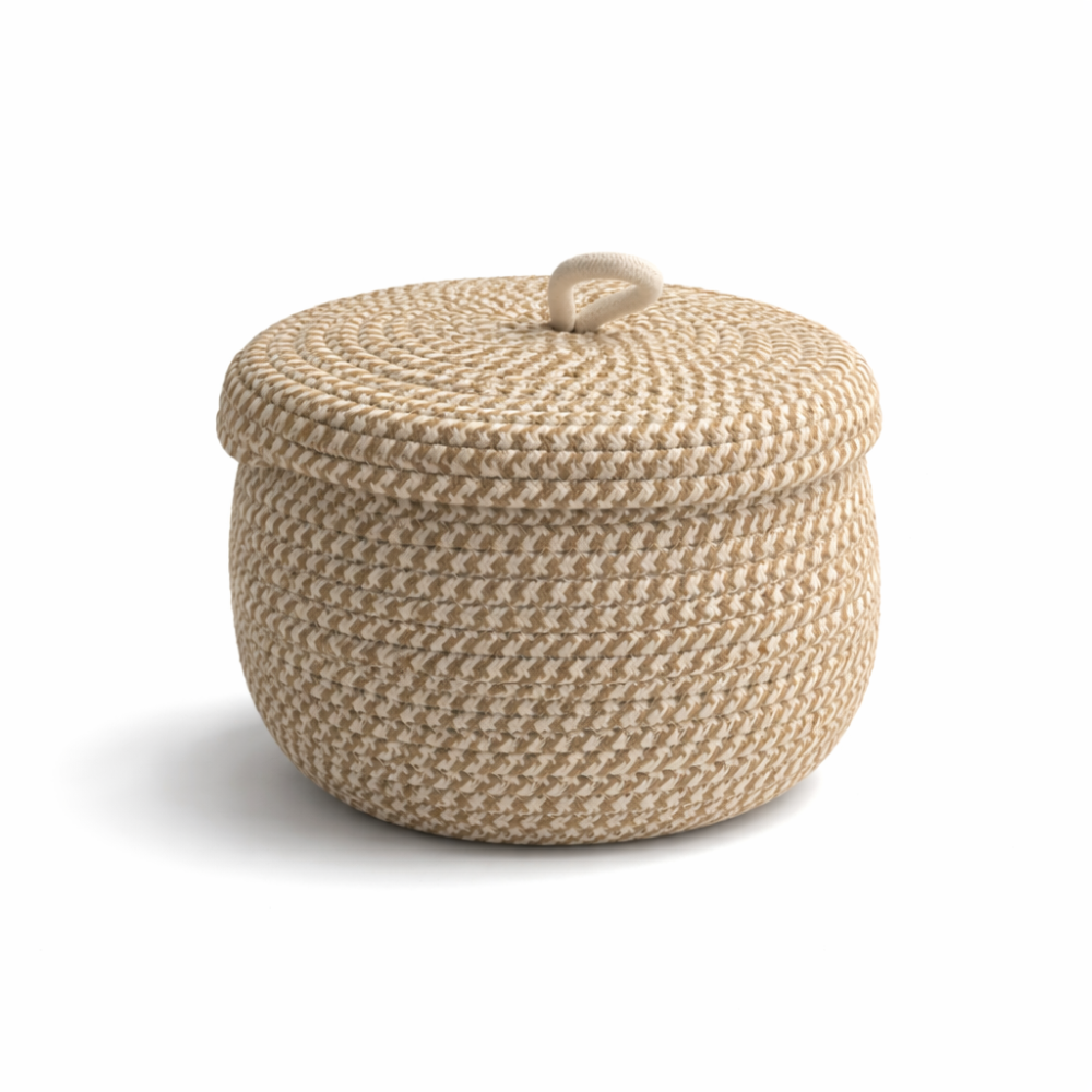 Enhanced Product Title: **Boho Rund Design Gewebter Aufbewahrungskorb mit Deckel – Stilvoller Korb für Ordnung und Dekoration** 

This title includes relevant keywords for better visibility while maintaining clarity and appeal for potential buyers.