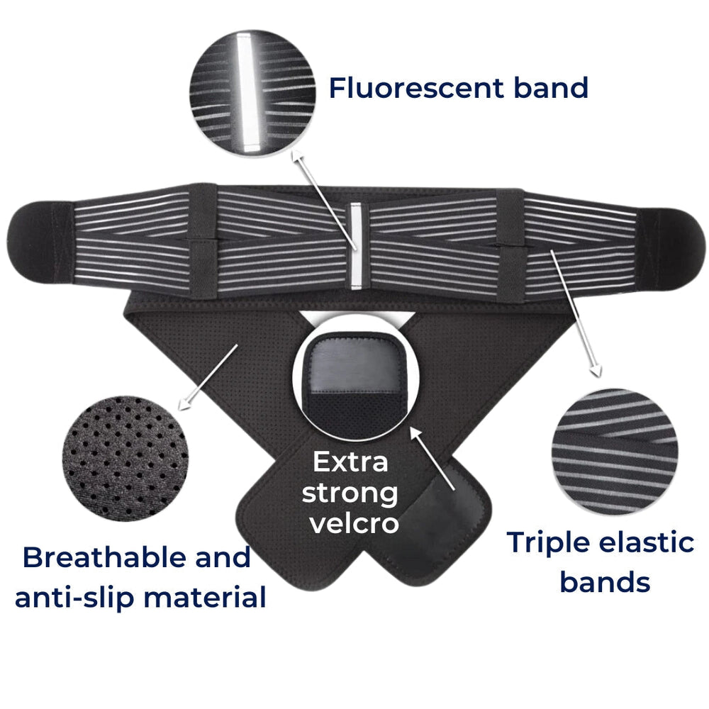 AlignEase Hip-Up Pelvis Correction Belt | Comfortable and Effective - for Pelvic Alignment - Posture Support - Pain Relief and Enhanced Mobility Kalsten