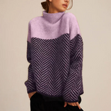 Eleanor Women's Roll Neck Sweater - Cozy Knit Pullover for Fall & Winter Fashion