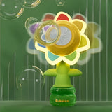 Bubble Machine Flower Bubble Blower Kids Automatic Toy