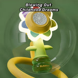 Bubble Machine Flower Bubble Blower Kids Automatic Toy