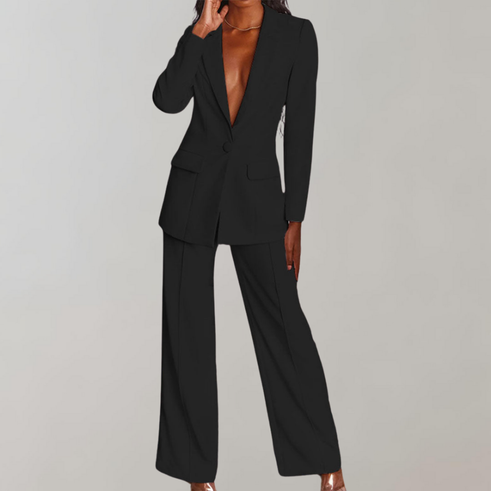 Stylish Blazer and Trouser Set – Elena