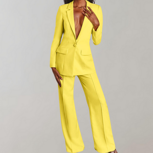Stylish Blazer and Trouser Set – Elena