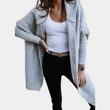 Knitted Ladies' Jacket with Hood – Mireille