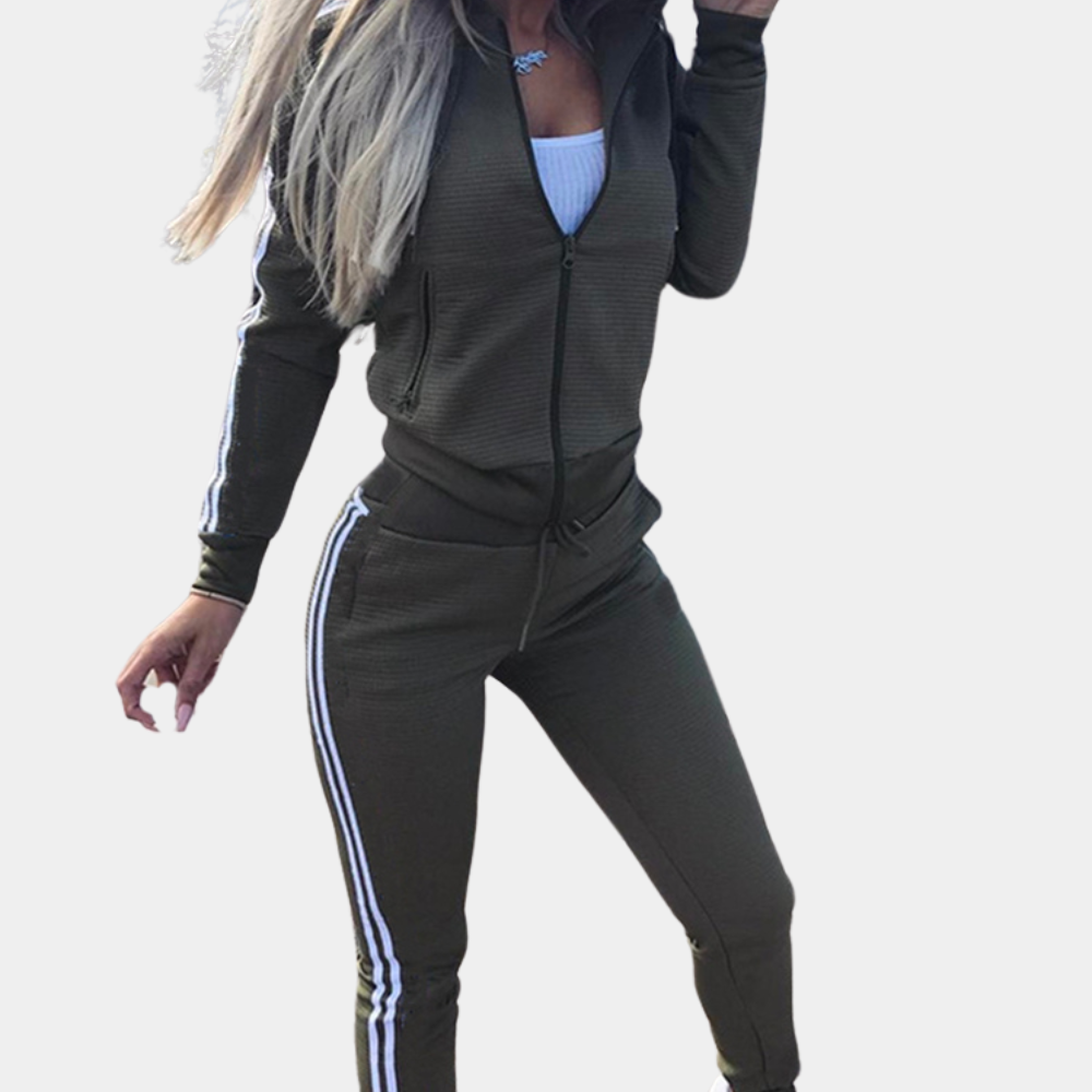 Mila jogging suit - Gray styled